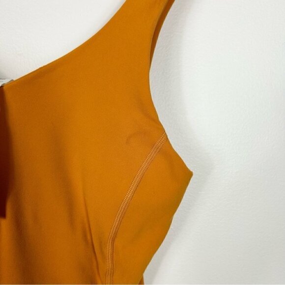 Lululemon Align Onesie 8" Autumn Orange 6 - Picture 8 of 10